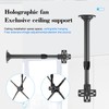 3D Advertising Display Ceiling Bracket, 3D Hologram Fan Stand 15.5