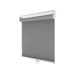 HUAPHE Cordless Blackout Roller Window Shades Blinds.Child Safe Shades No Drill Black Out Blinds for Door Bedroom Indoor Windows Cover.Pull Down with Spring System Shades 34" W x 72" H Gray.