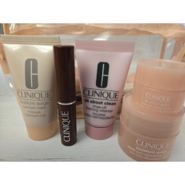 Clinique Travel skincare  Bundle  With Bag Ret  - See Description For Items