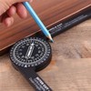 Laroal Miter Saw Protractor Aluminum Angle Finder 7in Mitre Saw