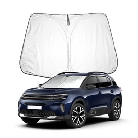 BIXUAN C5 Aircross 2024 Sonnenschutz kompatibel mit Citroen C5 Aircross SUV 2018-2023 2024 Windschutzscheibe für das Auto Frontscheibenabdeckung Windschutz für Frontscheibe Blockiert UV Abdeckung