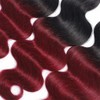 Burgundy Bundles Ombre Body Wave Human Hair Bundles Two Tone
