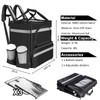 cherrboll Food Delivery Backpack with Drink Holders & Dividers, Insulated