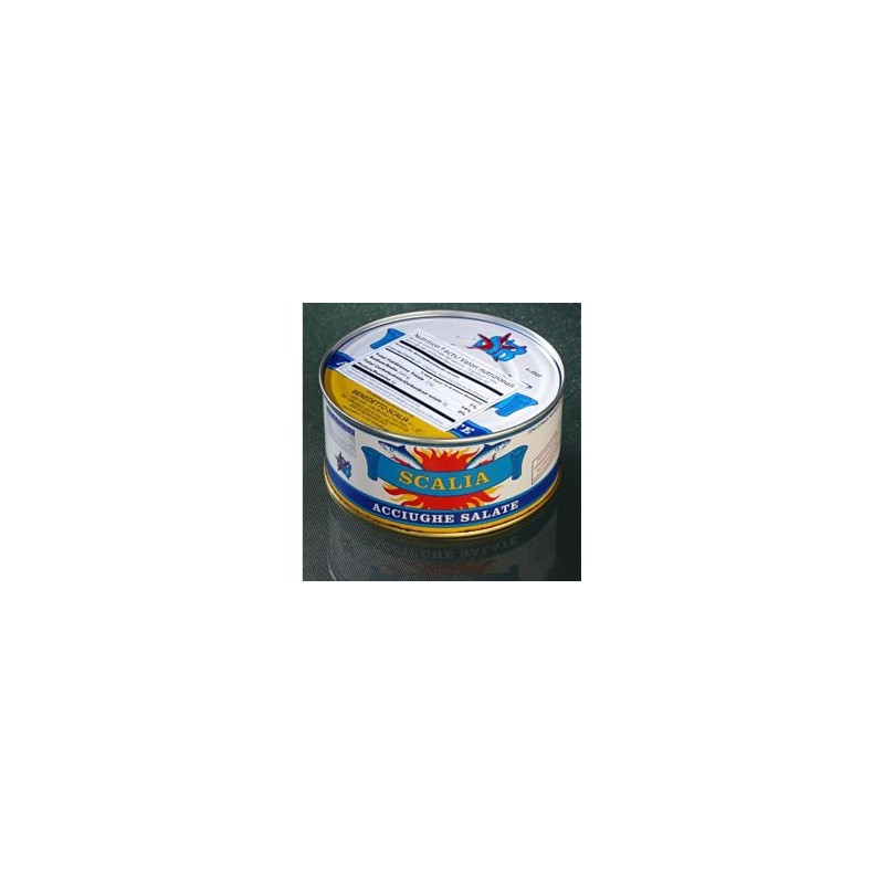 Italian Anchovies in Sea Salt by Scalia (29.9 ounce)