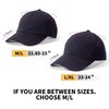 Ankmogela Cotton Universal Washed Baseball Cap with Soft Top and