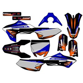 2018-2022 YZ 65 Surge Blue Senge Graphics Complete Kit Compatible with Yamaha