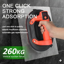 ZANSONG Heavy Duty Vacuum Suction Cup Lifter for Glass, Air Conditioner, Washing Machine, Refrigerator 260kg