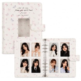 Álbum para photocards Kpop A5 de 6 anillas con 30 páginas de bolsillo y 240 ranuras, con cubierta de cuero sintético, ideal para tarjetas coleccionabl