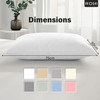 Rohi Microfibre White Pillowcases 2 Pack – Ultra Soft &