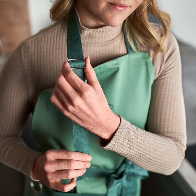 SPRINGLANE Cooking Apron Cotton, mint