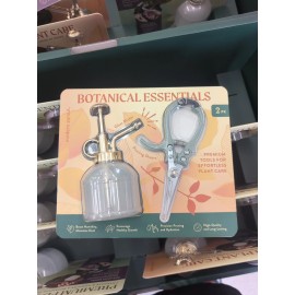 Modern Sprout Botanical Purple 2 pack, 8oz. Glass Mister & Pruning Shears