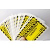 Pallet Rack Capacity Labels 3×4 Inch Caution MAX Load/Shelf LBS