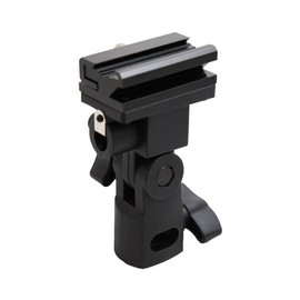 Kaavie Universal Swivel Hot Shoe Flash Holder Type B for Light Stand with Umbrella Lock