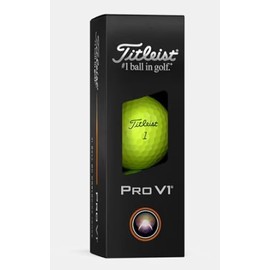 Titleist Pro V1 Golf Balls (Yellow, 3pk) 1 Sleeve 2025