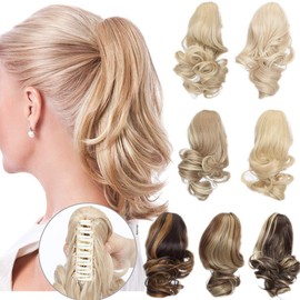 Ponytail Hair Piece, Ponytail Hair Extension with Butterfly Clip, Like Real Hair