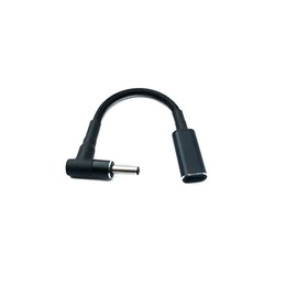 SYSTEM-S DC 20V Kabel 10 cm 4,0 x 1,35 Stecker zu USB 3.1 Typ C Buchse geflochten Winkel