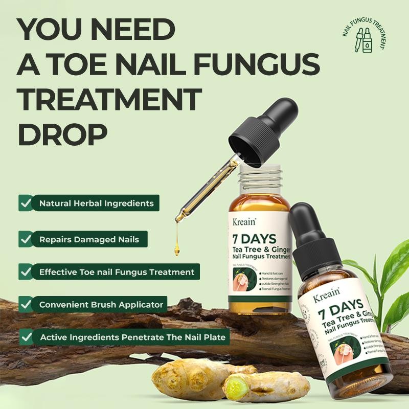 Kreain Multi-Purpose Nail Repair, Nail Solution for Discolored and Damaged