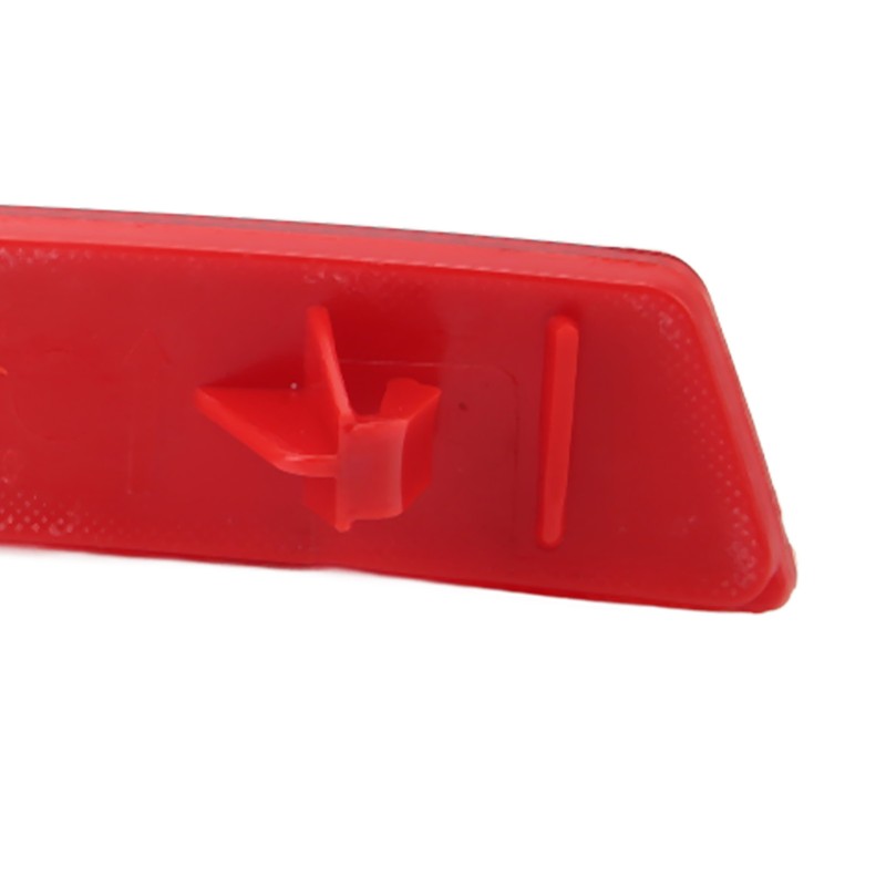 1 Pair Rear Bumper Reflector 63147318556 Red Housing Strong Retroreflection