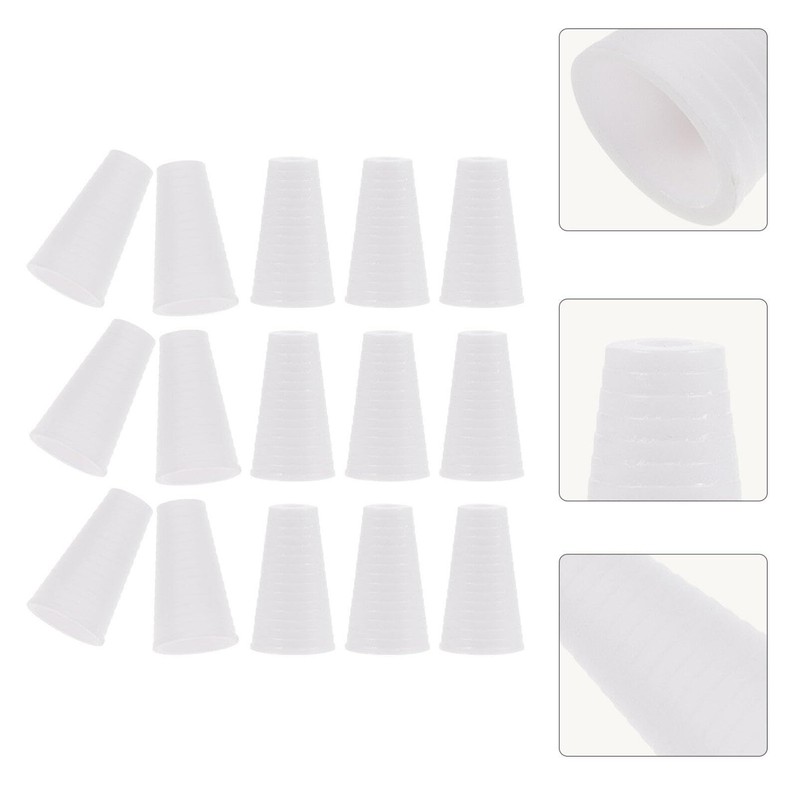 Artibetter Pull Cord Tassels White Window Blind Cord Buttons 15