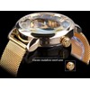 FORSINING Men's Skeleton Steampunk Watch for Men Mechanical Minimalist Retro