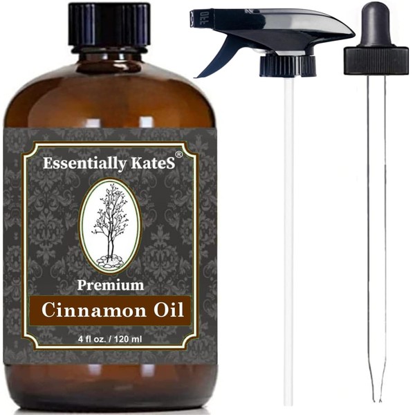 Essentially KateS Eucalyptus Oil 4 Fl Oz - 100% Pure and Natural - Eucalyptus Globulus 80/85 - Aromatherapy, Skin Care, Massage, & Household Uses