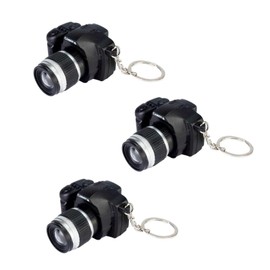 3Pcs Camera Keychain with Sound, Key Ring Decor Bag Wallet Pendant, Mini Camera Design Keychain Cute Novelty Ring, Key Chain Pendant Creative Gift Key Chain Decorative, Cameras, Car Keychain