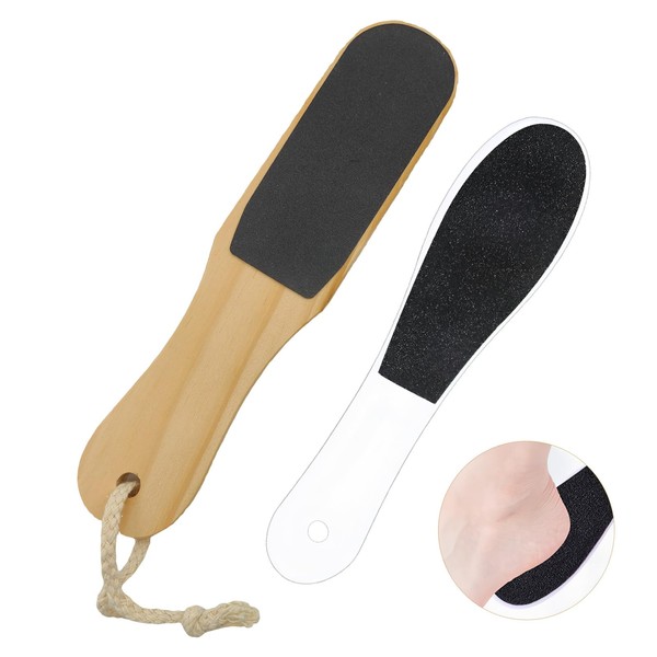 2 Pack Dual Sided Foot File Callus Remover Professional Foot
