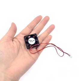 JZK 30x30x7 mm DC 5V mini cooling fan 30mm with 2 pin connector, 8000 rpm, 0.08A, 3007 hydraulic bearing small brushless DC fan 3cm for development board, graphics card, 3D printer fan