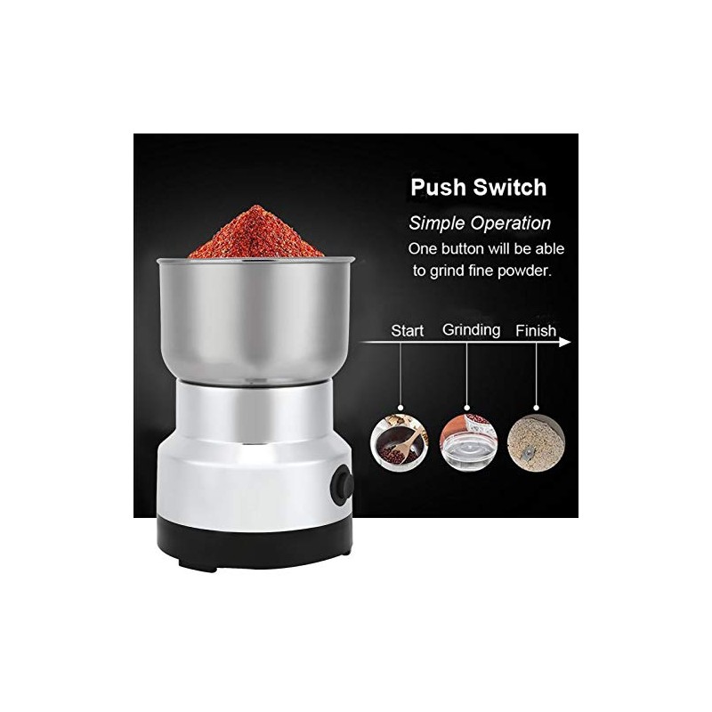 Multifunctinal Electric Coffee Grinder, Kitchen Grains Nuts Beans Spices Milling