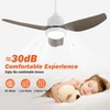 BZX Waterproof Outdoor Ceiling-Fan with Light - 42" Modern Ceiling