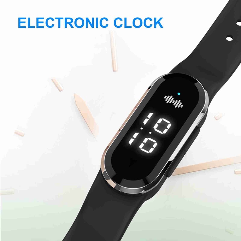Ultrasonic Bracelet Watch USB Rechargeable 3 Modes Wristband Suitable for