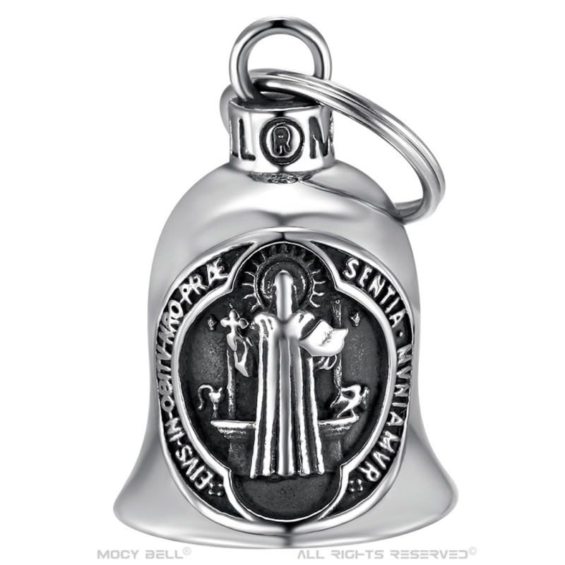 MOCY BELL - MocyBell Saint Benedict Motorcycle Bell - Stainless
