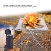 Outdoor Portable Fire Pit Folding Bonfire Rack Camping Barbecue Mesh