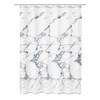 Kleine Wolke Shower Curtain Textile Marble Anthracite 180 x 180