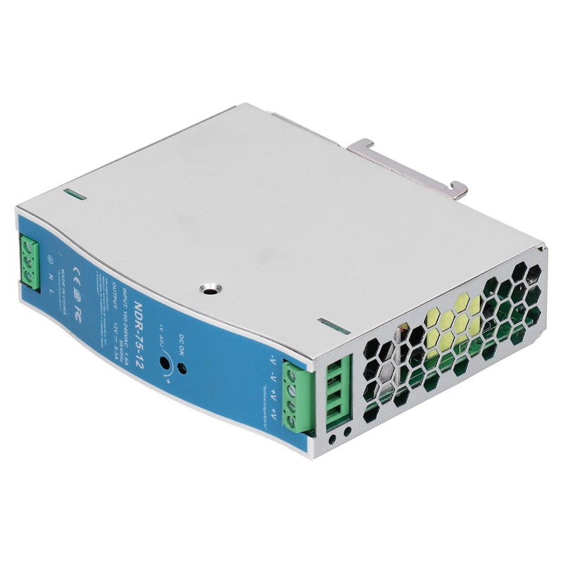 NDR‑75‑12 Industrial Rail Power Supply 6.3A 75.6W Overload Protection Rail