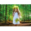 AIIKES 10x8ft Green Spring Backdrop Jungle Forest Backdrops for Photography