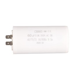 SEAFRONT CBB60 Cylinder Execution Capacitor AC 250V 60uF 50/60HZ for Motor Pump