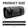 Universal Motorcycle Saddle Bag, Motorcycle Tool Bag, PU Leather Waterproof