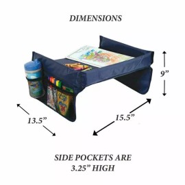 Kids Play n' Snack Travel Tray Portable Foldable Table