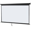 Segawe Retractable Pull Down 100" 16:9 Hd Projection Screen For