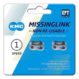 KMC Unisex Adult Chain Link Z1eHX Narrow EPT Silver