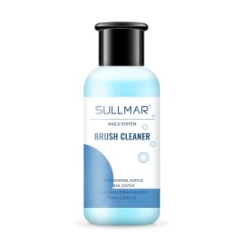 SULLMAR 1.3FL.OZ Nail Brush Cleaner,Brush Cleaner Acrylic Nails for Gel 40ML