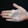 Articlings Beautiful Glitter Snowflake Static Window Clings (56 Snowflake Clings)