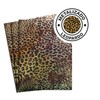 Barrilito Foamy carta metalizado color animal print leopardo, 1 paquete