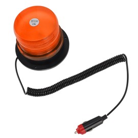 LED Strobe Light IP67 Waterproof Magnetic LED Warning Safety Flashing Beacon Light for Snow Removal Car Forklift Truck School Bus 12 to 24V Yellow