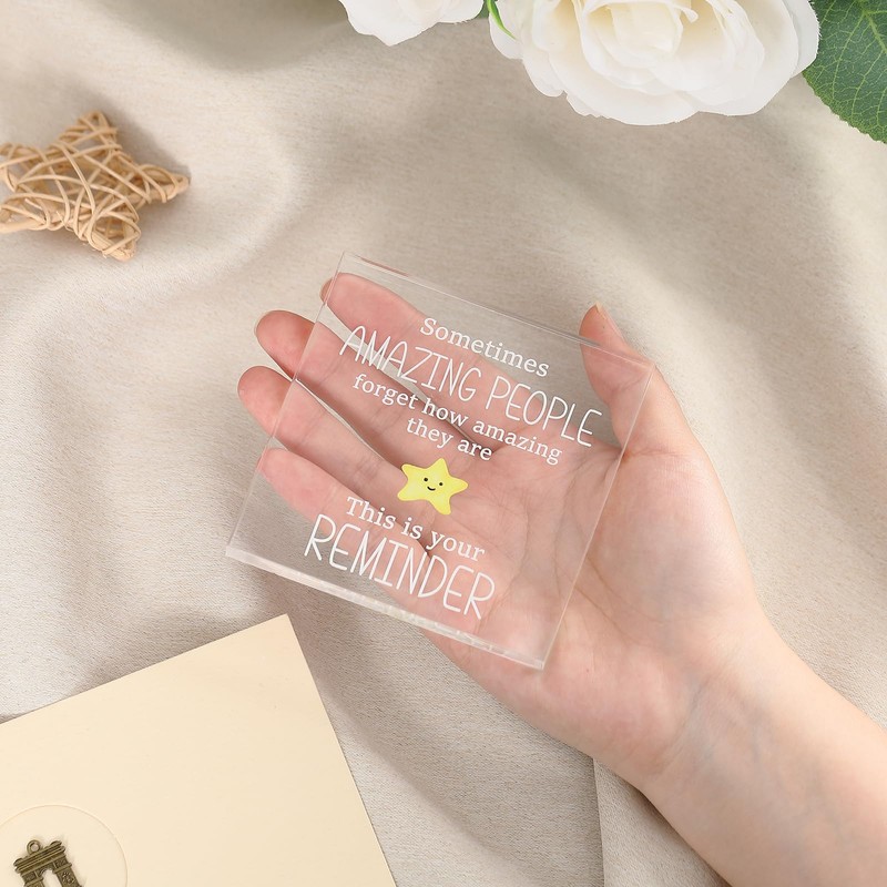 Tenare You Are Amazing Gift, Thank You Plaque Gift, Star