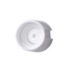 Consolidated Plastics 41239 White Flip Top Dispensing Cap, 18mm, 18-400