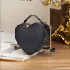 lola mae Heart Shape Satchel Crossbody Purse for women Zip