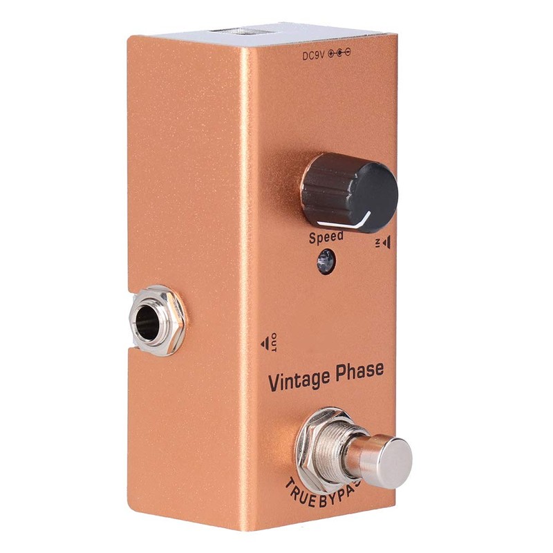 Vintage Phase Electric Guitar Effect Pedal Mini Phaser JDF-6 Accessories