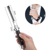 Switchblade Comb, Foldable Stainless Steel Hair Comb with Automatic Push